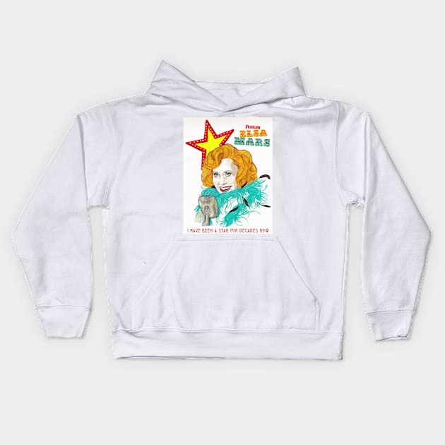 ELSA MARS Kids Hoodie by RobertRedART